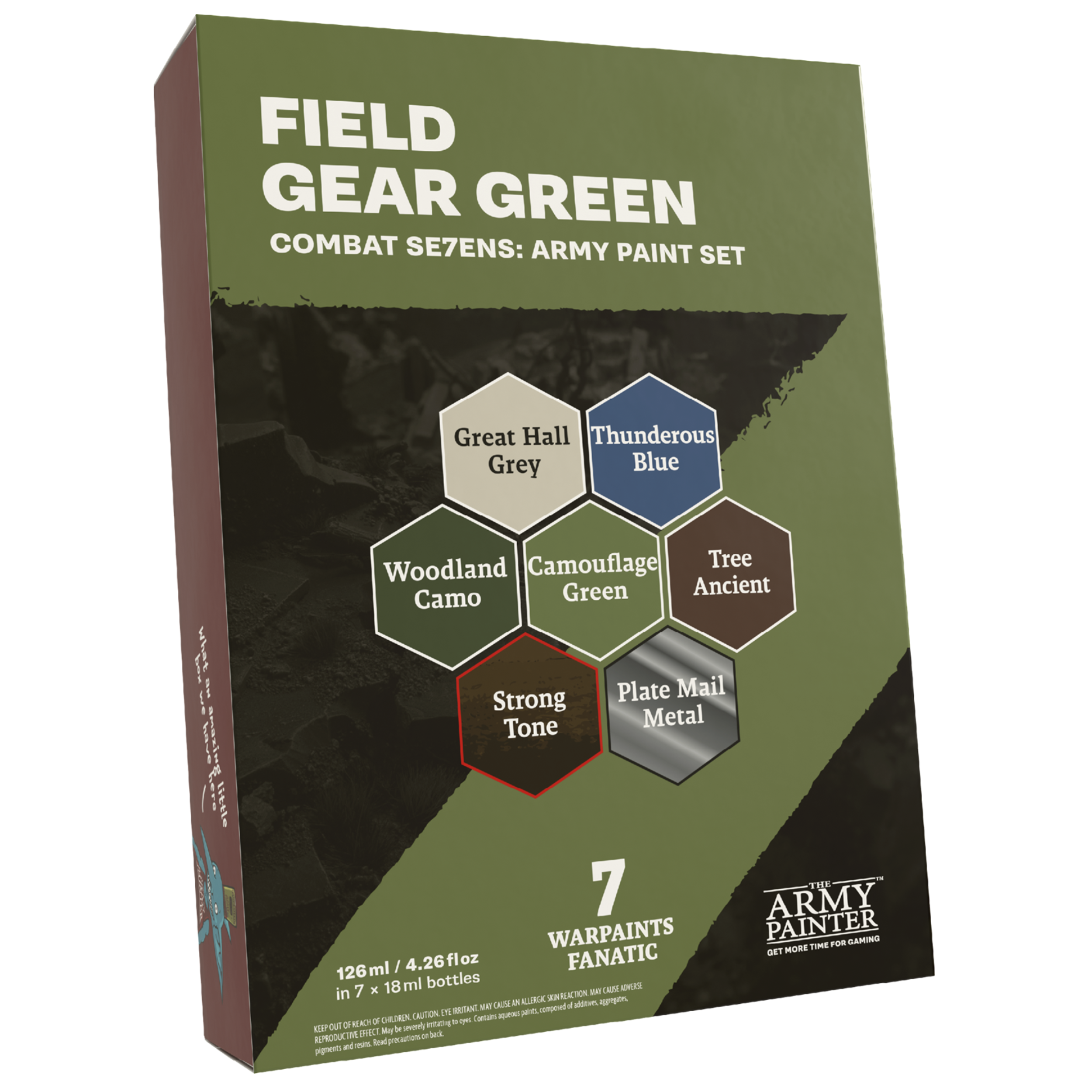 Combat Se7ens Field Gear Green Paint Set
