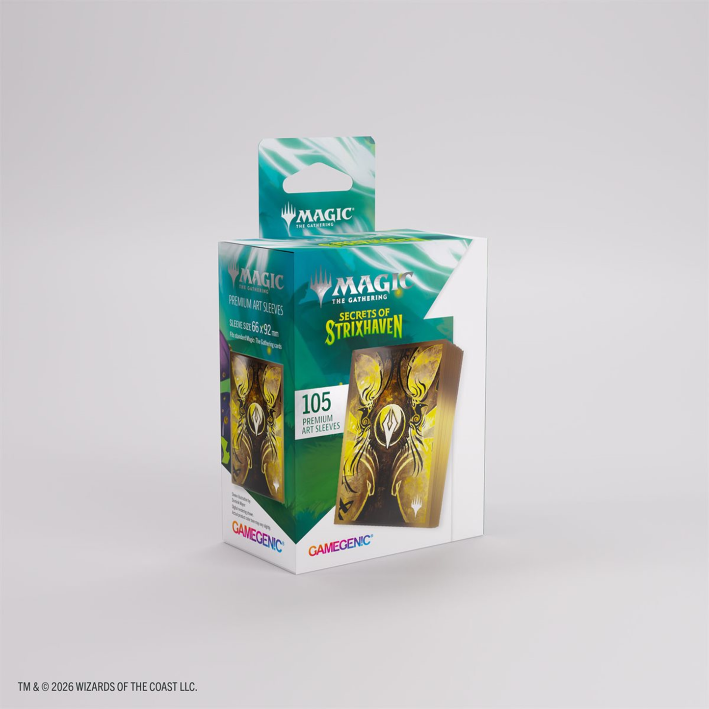 Gamegenic Secrets of Strixhaven Art Sleeves: Silverquill