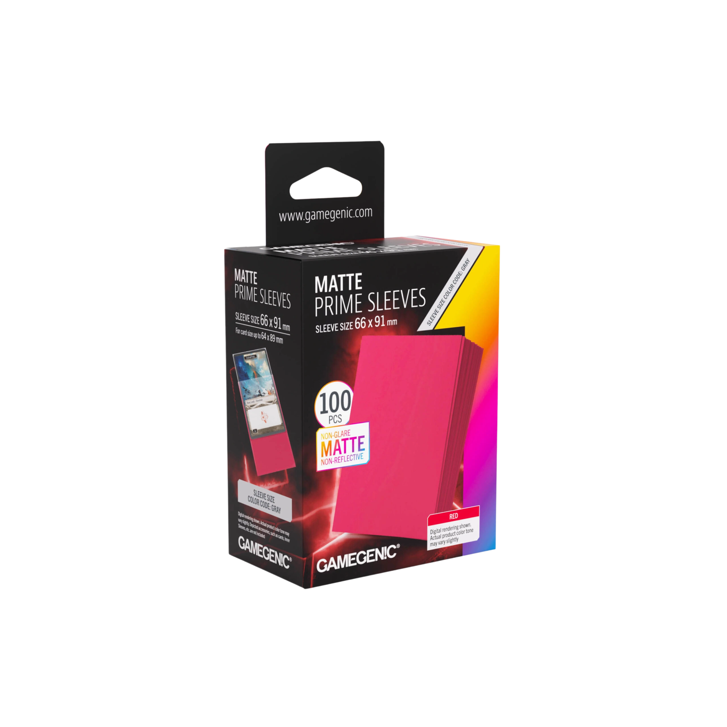 Gamegenic Matte Prime Sleeves (2026 Repackaging) 100ct