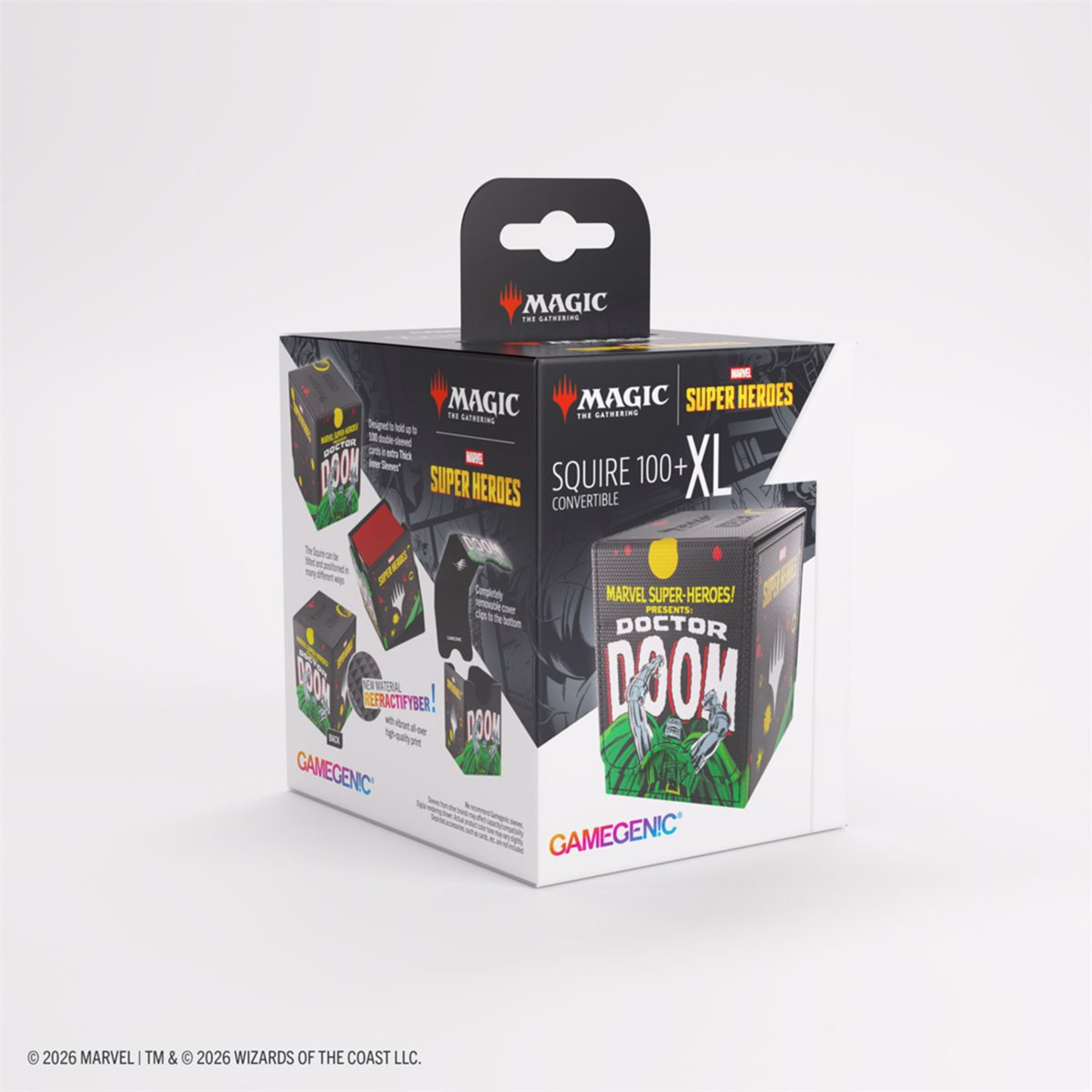 Marvel Super Heroes: Squire XL (100+) Deck Box: Doctor Doom