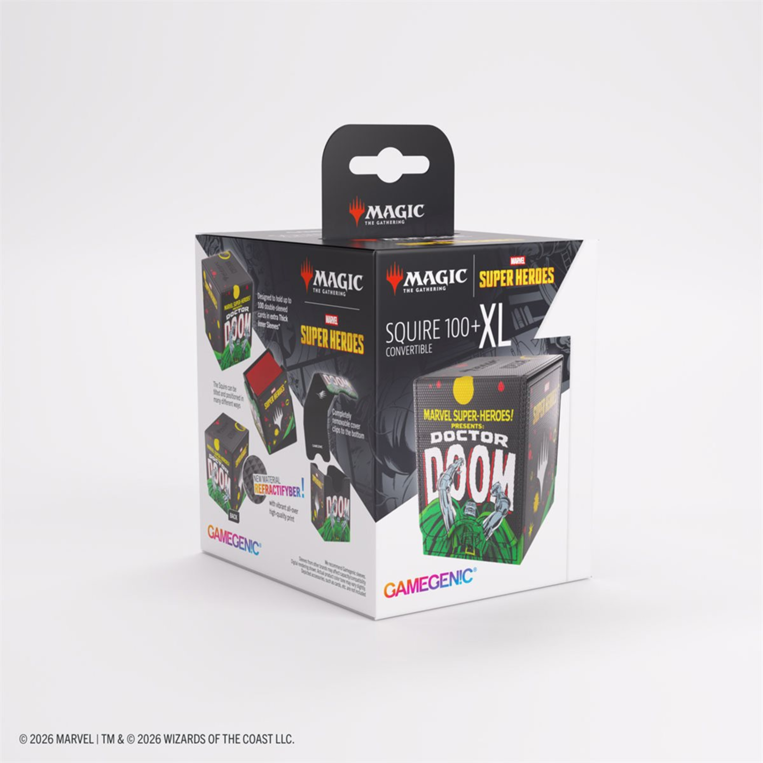 Marvel Super Heroes: Squire XL (100+) Deck Box: Doctor Doom