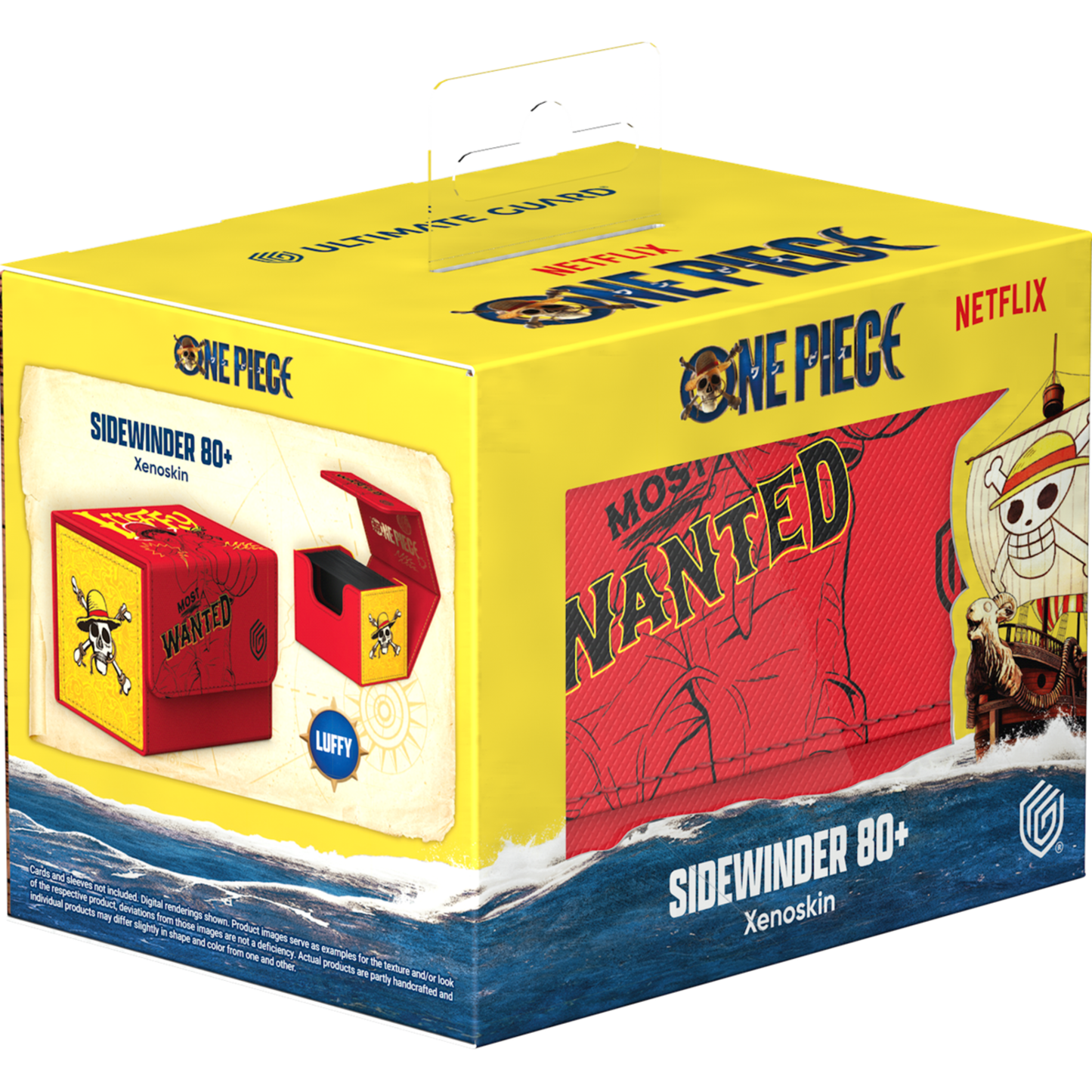 Ultimate Guard Deck Case Sidewinder 80+ Xenoskin One Piece - Luffy