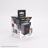 Marvel Super Heroes: Bastion XL(100+)Deck Box: Comic Burst Black