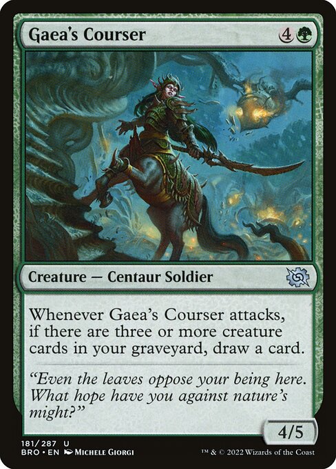 Gaea's Courser (181) [The Brothers' War]