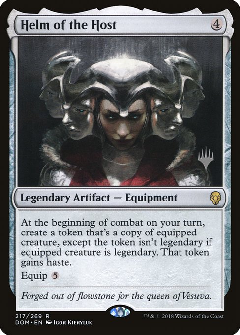 Helm of the Host (217p) [Dominaria Promos]