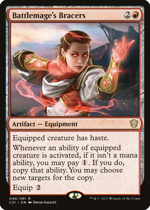 Battlemage's Bracers (48) [Commander 2021]