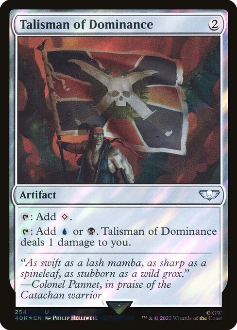 Talisman of Dominance (254★) [Warhammer 40,000 Commander]