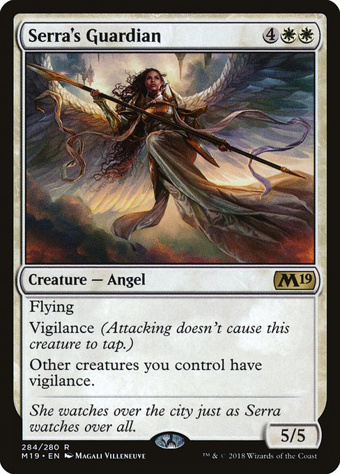Serra's Guardian (284) [Core Set 2019]