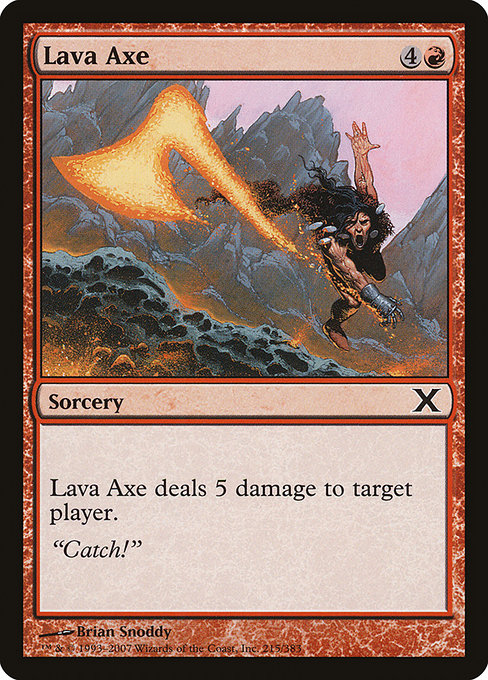 Lava Axe (215) [Tenth Edition]