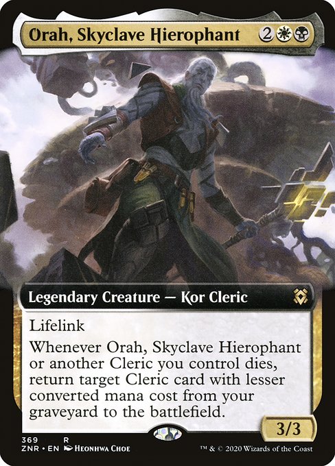 Orah, Skyclave Hierophant (369) [Zendikar Rising] [Extended Art]
