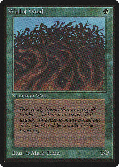 Wall of Wood (226) [Limited Edition Beta]