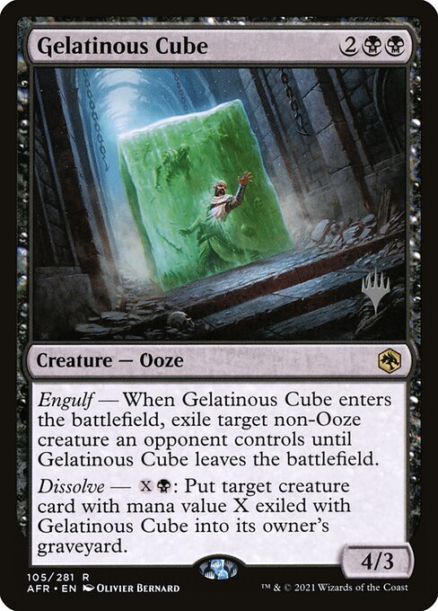 Gelatinous Cube (105p) [Adventures in the Forgotten Realms Promos]