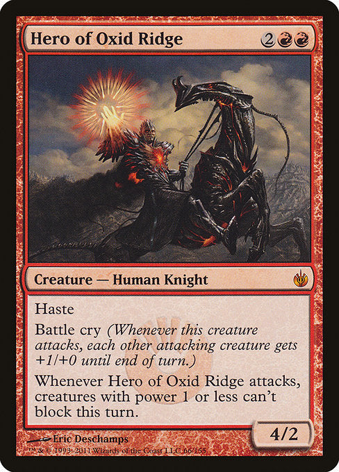Hero of Oxid Ridge (66) [Mirrodin Besieged]