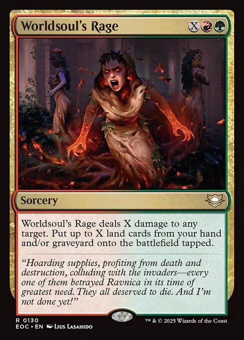 Worldsoul's Rage (130) [Edge of Eternities Commander]