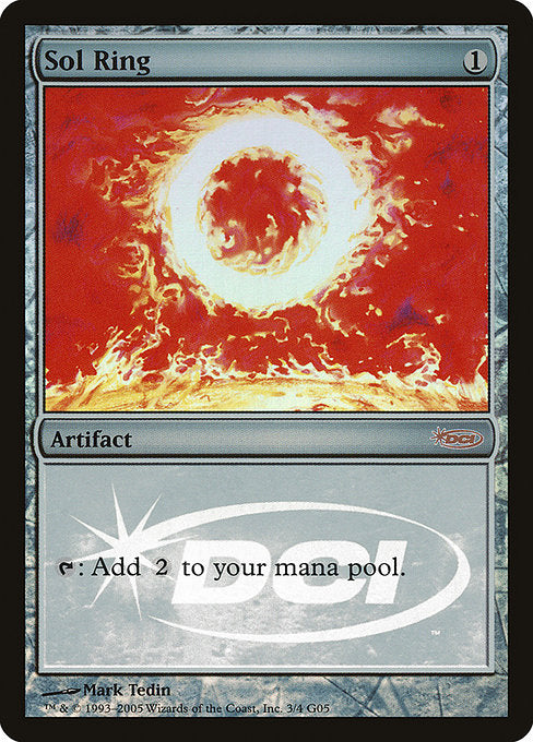 Sol Ring (3) [Judge Gift Cards 2005]