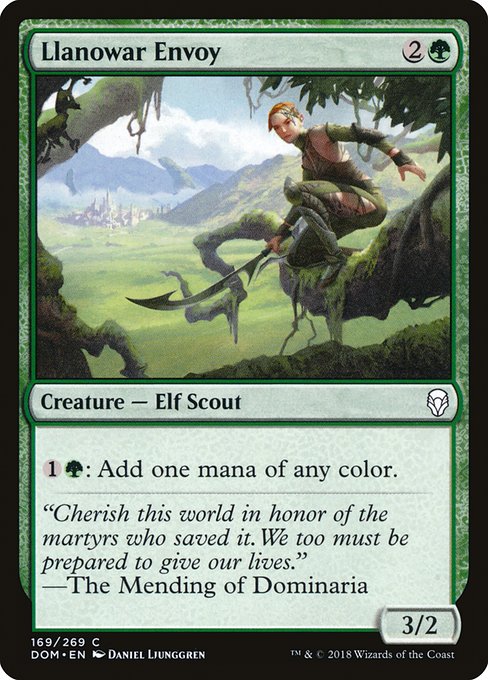 Llanowar Envoy (169) [Dominaria]