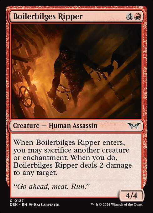 Boilerbilges Ripper (127) [Duskmourn: House of Horror]