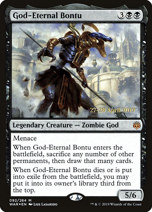 God-Eternal Bontu (92s) [War of the Spark Promos]