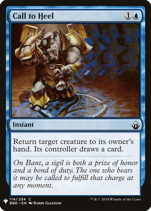Call to Heel (BBD-114) [The List]