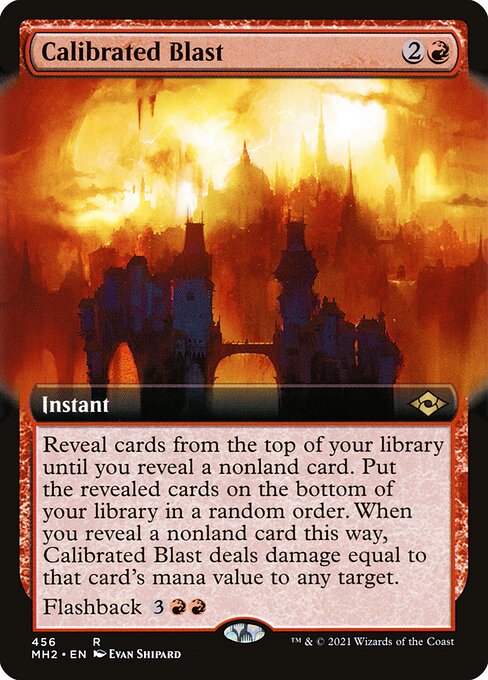 Calibrated Blast (456) [Modern Horizons 2] [Extended Art]