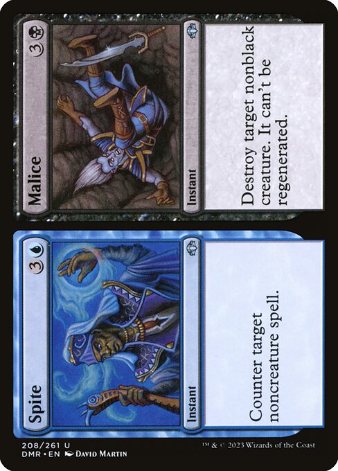 Spite // Malice (208) [Dominaria Remastered]