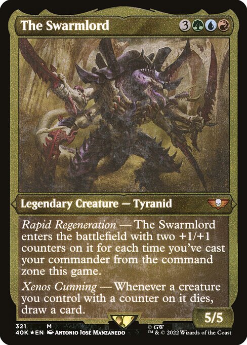 The Swarmlord (321) [Warhammer 40,000 Commander] [Etched]
