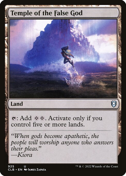 Temple of the False God (925) [Commander Legends: Battle for Baldur's Gate]