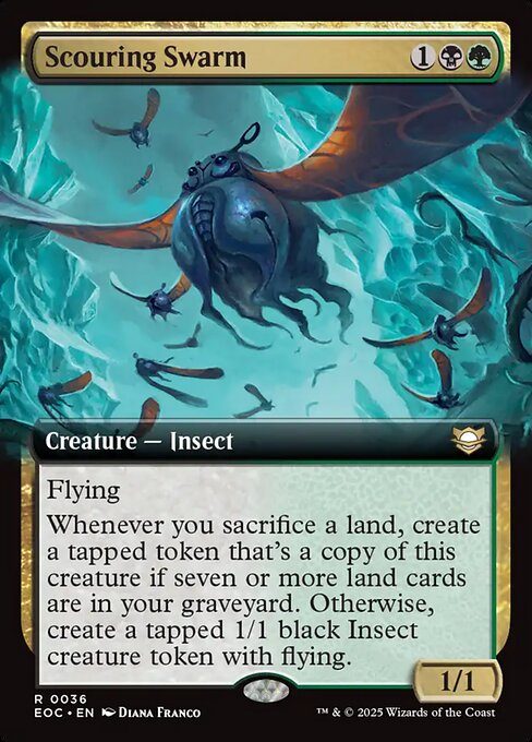 Scouring Swarm (36) [Edge of Eternities Commander]