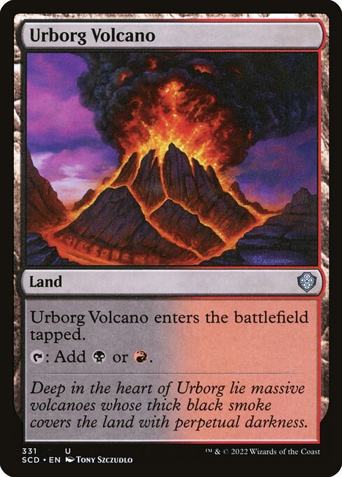 Urborg Volcano (331) [Starter Commander Decks]