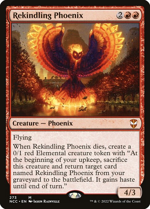 Rekindling Phoenix (273) [New Capenna Commander]