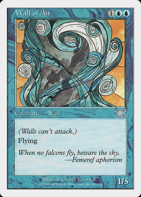 Wall of Air (105) [Classic Sixth Edition]