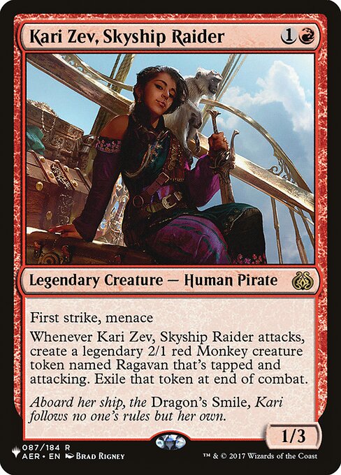 Kari Zev, Skyship Raider (AER-87) [The List]