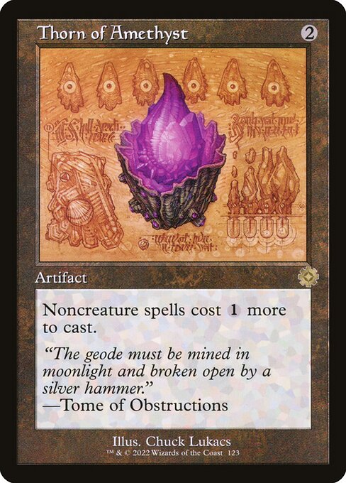 Thorn of Amethyst (123) [The Brothers' War Retro Artifacts]