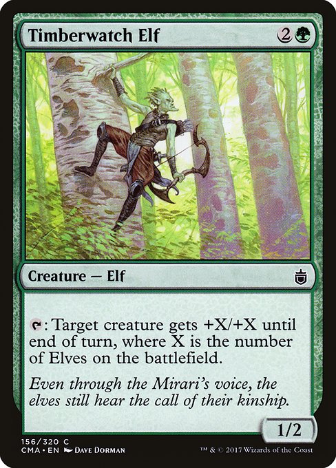 Timberwatch Elf (156) [Commander Anthology]