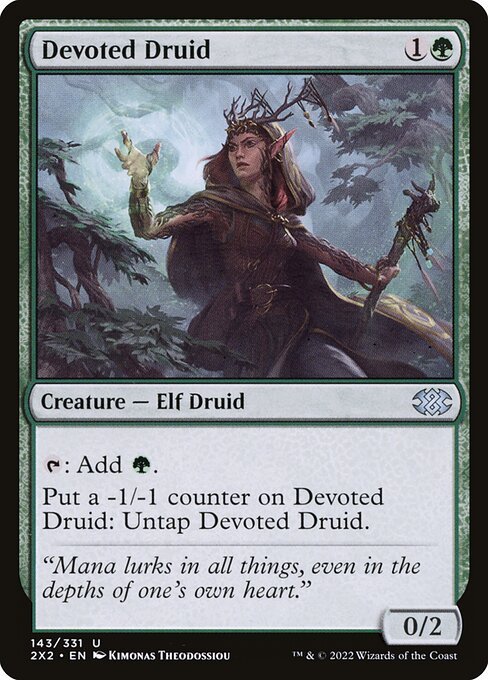 Devoted Druid (143) [Double Masters 2022]
