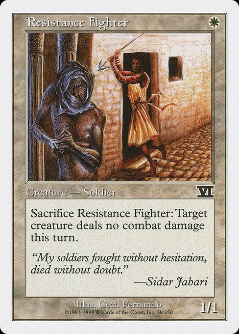 Resistance Fighter (38) [Classic Sixth Edition]