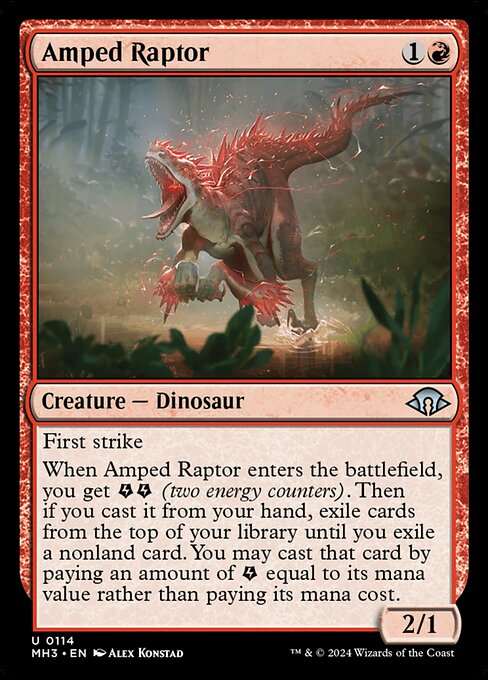 Amped Raptor (114) [Modern Horizons 3]