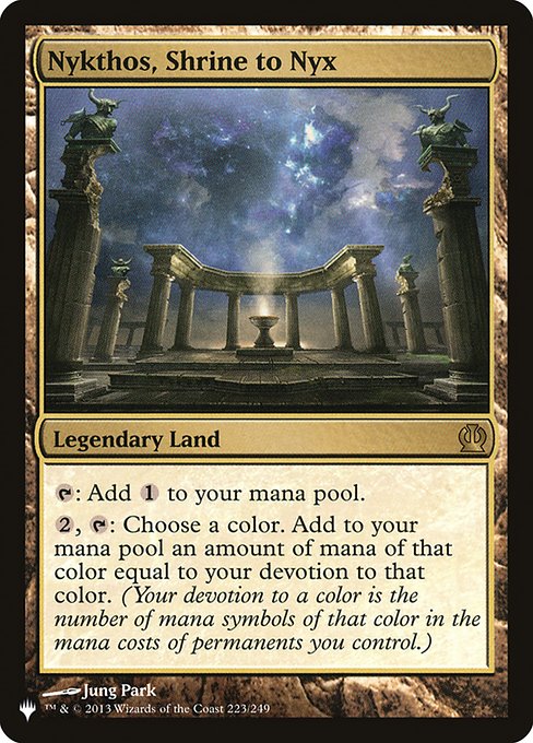 Nykthos, Shrine to Nyx (THS-223) [The List]