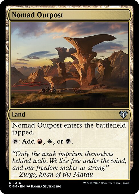 Nomad Outpost (1016) [Commander Masters]