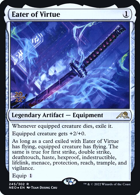 Eater of Virtue (245s) [Kamigawa: Neon Dynasty Promos]