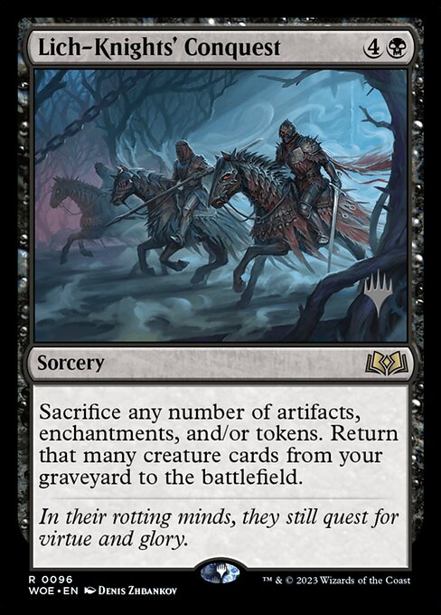 Lich-Knights' Conquest (96p) [Wilds of Eldraine Promos]