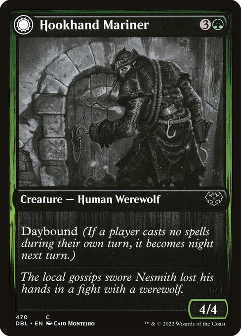Hookhand Mariner // Riphook Raider (470) [Innistrad: Double Feature]