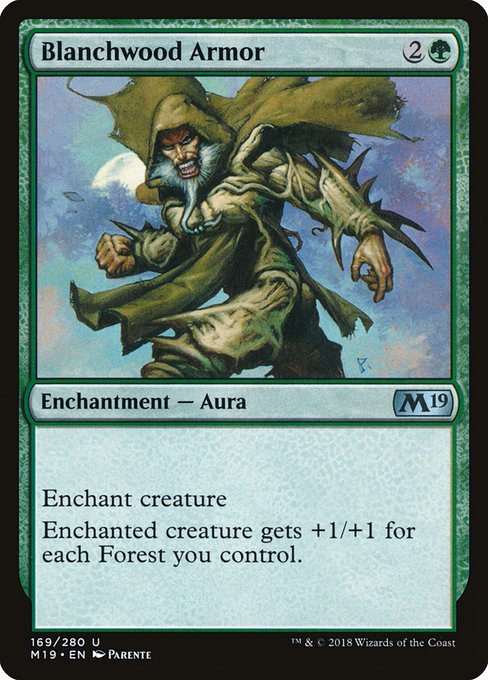 Blanchwood Armor (169) [Core Set 2019]