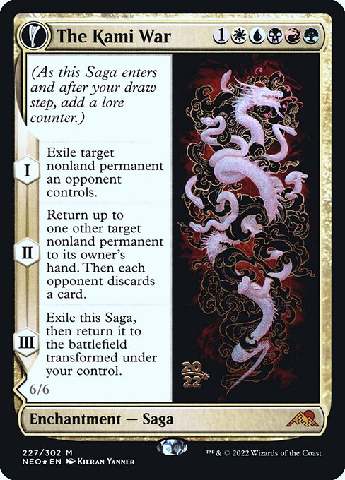 The Kami War // O-Kagachi Made Manifest (227s) [Kamigawa: Neon Dynasty Promos]