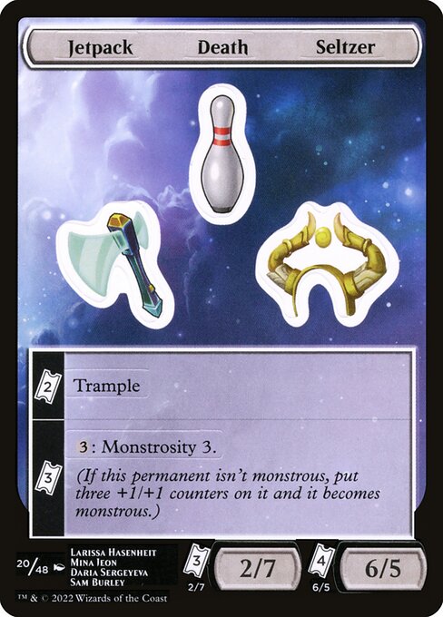 Jetpack Death Seltzer (20) [Unfinity Sticker Sheets]