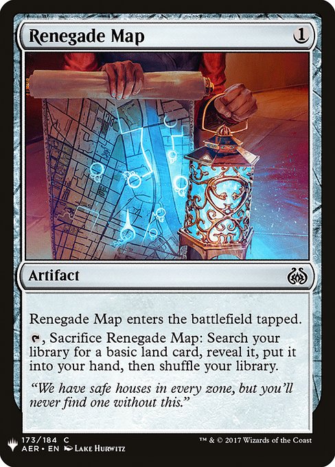 Renegade Map (AER-173) [The List]