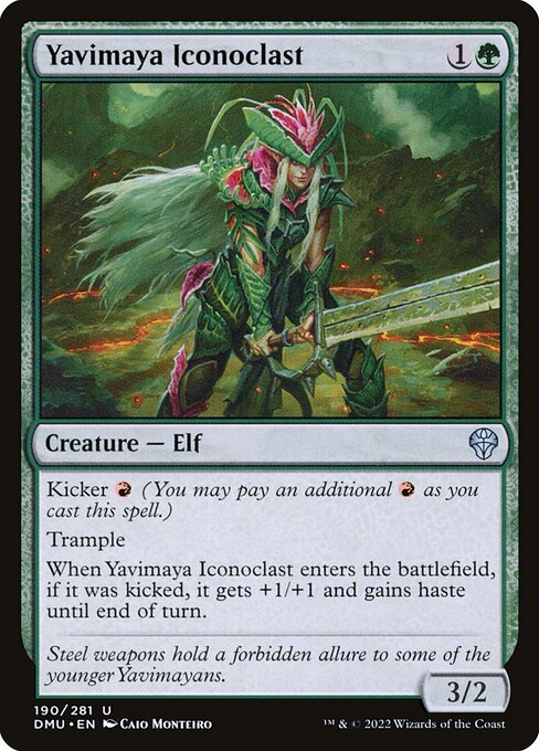 Yavimaya Iconoclast (190) [Dominaria United]