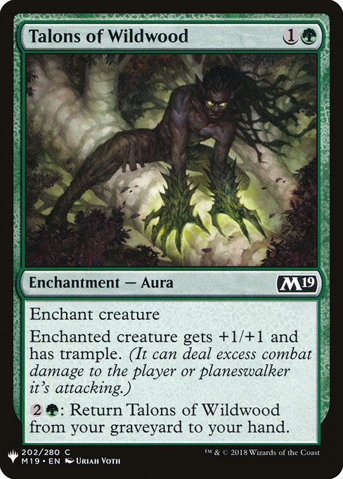 Talons of Wildwood (M19-202) [The List]
