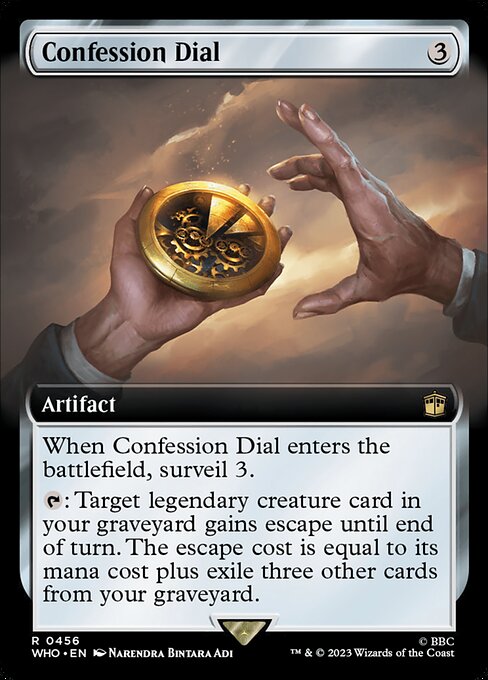 Confession Dial (456) [Doctor Who] [Extended Art]