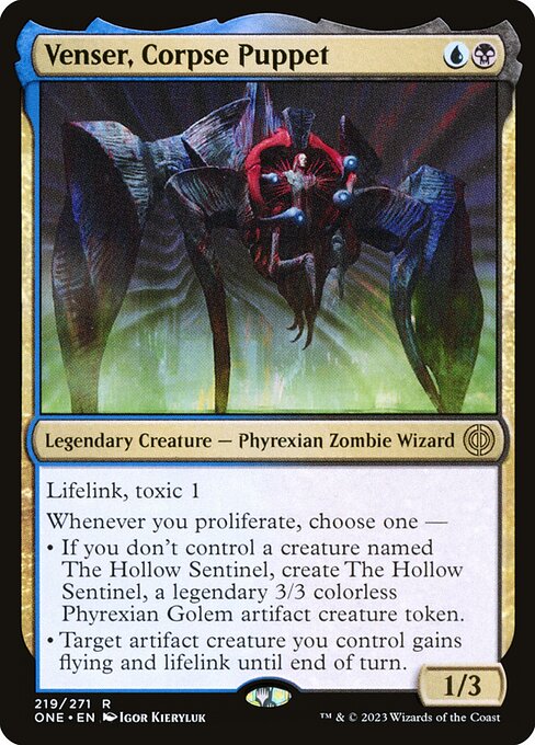 Venser, Corpse Puppet (219) [Phyrexia: All Will Be One]